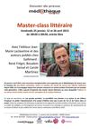 Dossier presse/Masterclass littéraires 2013/Médiathèque Noailles