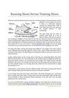 Running Shoes Versus Training Shoes