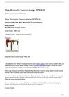 Meja Minimalis Custom design MRC 248
