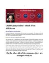 Child Safety Online– eBook from 9PLR.com