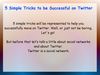  5 Simple Tricks to be Successful on Twitter 