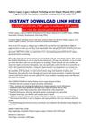 Subaru Legacy, Legacy Outback Workshop Service Repair Manual 2012 (2,800+ Pages, 258MB, Searchable, Printable,...