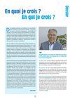 En quoi je crois ? En qui je crois ?