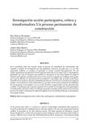 Investigación-acción participativa, crítica y Transformadora un proceso permanente de construcciòn