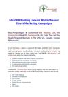 HR Mailing List - HR Email List - HR Contact List - HR Database