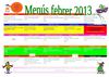MENU FEBRERO