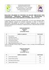 SME RESULTADO PRELIMINAR - PROCESSO SELETIVO