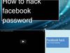 How to hack facebook password
