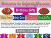 Birthday Gifts and Birthday Cakes Online
