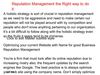 Reputation Management the Right way to do it 