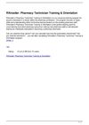 RXinsider Pharmacy Technician Training 038 Orientation