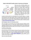  Guide to Write SEO Friendly Content to Success your Business