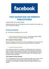 Les formats de pub Facebook