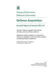 Rapport sur les achats britanniques en matière de défense 2012-2013