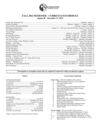 Fall 2012 Curriculum Course Schedule