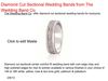 Diamond Cut Sectional Wedding Bands from The Wedding Band Co