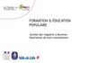 Brochure Formations et Education populaire
