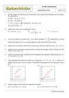 4 ESO. Ejercicios de Matemáticas: ecuaciones de la recta II