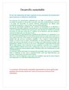 Desarrollo sustentable 