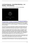 Link Social Networks Social Media Marketing Link Building Article Marketing