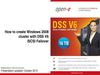 How to create Windows 2008 cluster with DSS V6 iSCSI Failover