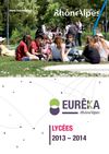 Appel à projets Eurêka - Lycées / 2013-2014