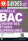 Guide élèves Onisep Lorraine : Après le Bac, choisir ses études supérieures