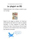 Bande Dessinée sur le plagiat et explications pour citer un blog ou mettre un jeu sur son blog
