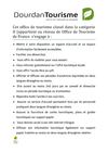 Engagements de l'Office de Tourisme auprès du public