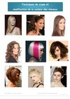 Techniques de coupe et de modification de la couleur des cheveux