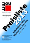 Preisliste Kalksteinprodukte, Slagstar und Zemente 2013