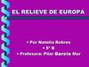 el relieve de europa