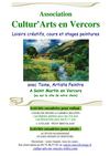  loisirs créatifs, cours de dessin et peintures en Drôme Isère avec Cultur' Arts en Vercors. 