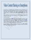 Video Content Sharing on Smartphone