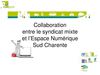 Copil de l'Espace Numérique du 1er trismestre 2013