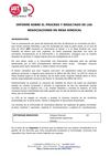 Informe sobre el proceso y resultado de las negociaciones en mesa sindical