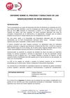 Informe sobre el proceso y resultado de las negociaciones en Mesa Sindical