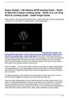Nubun Guides 180 Alliance WOW leveling Guide World of Warcraft InGame Leveling Guide Wrath of a Lich King WOTLK...