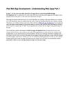 iPad Web App Development—Understanding Web Apps Part 2