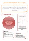 Plaquette discrimination recherche d'emploi