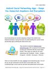 Android Social Networking Apps – Keeps You Connected Anywhere And Everywhere