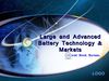 Large and Advanced Battery Technology & Markets