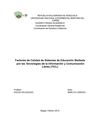 Factores de Calidad en los Sistemas de Educación mediadas por las TIC
