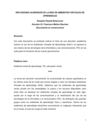 Reflexiones alrededor de la idea de Ambientes Virtuales de Aprendizaje