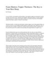 Foam Mattress Topper Thickness The Key to Your Best Sleep