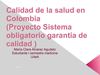 Calidad de salud en Colombia