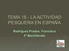 TEMA 18a.- La actividad pesquera en España