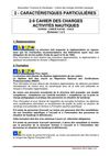 Cahier des charges - Activités nautiques - Label T&H