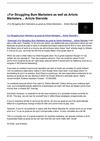 For Struggling Bum Marketers as well as Article Marketers Article Steroids