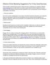 Effective Online Marketing Suggestions For A Very Good Business